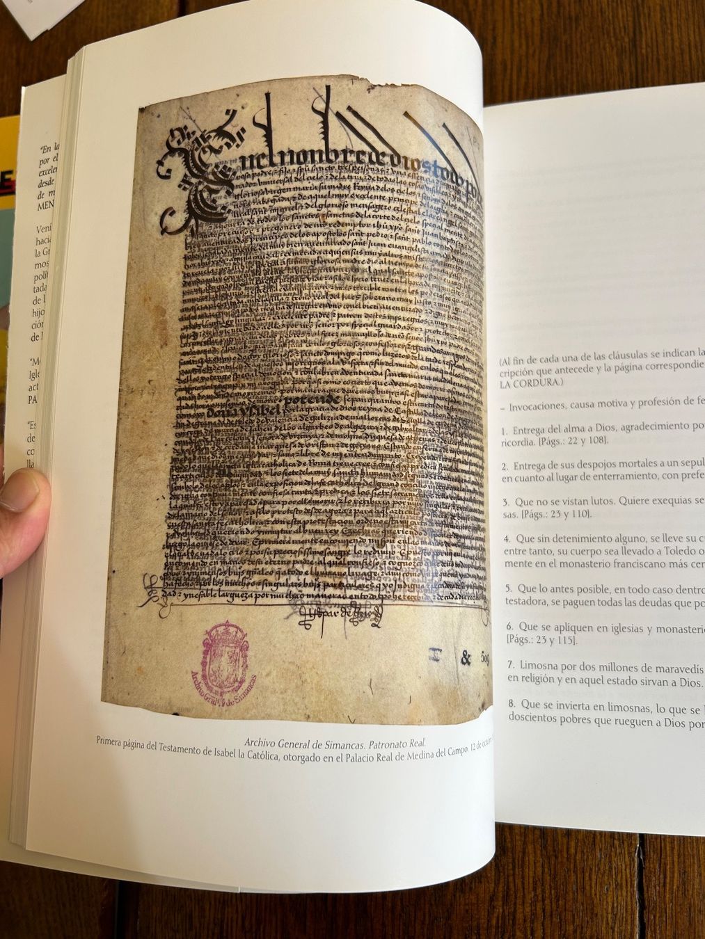 Libri: El Testamento de Isabel la Católica – Usato da Basel venduto da Peter_schlemihl 4