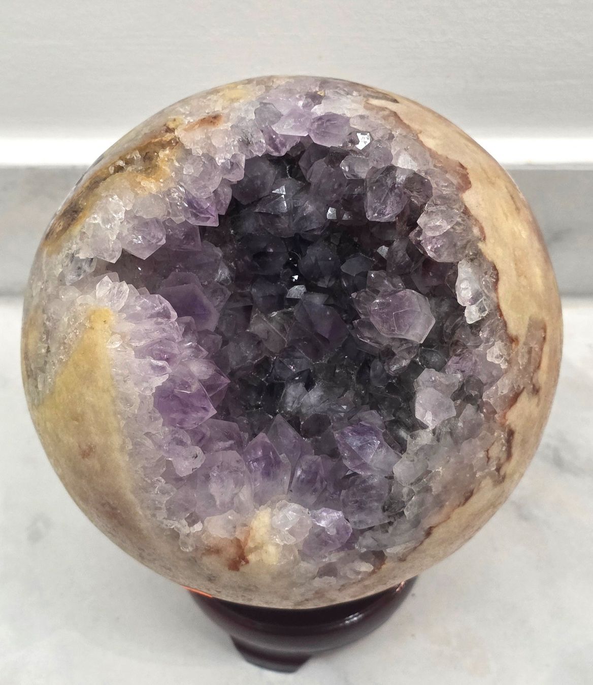 Minerali & Pietre curative: Pink Amethyst Kugel 2.3kg – Nuovo e nell'imballaggio originale da Matzingen venduto da Shay_Crystalz