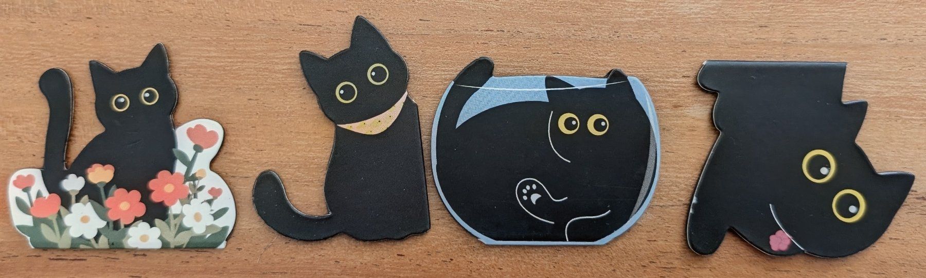 Altre raccolte & rarità: neu: 4x Cats Katzen Magnet-Buchzeichen – Nuovo (secondo la descrizione) da Zürich venduto da Milk-and-Chicken