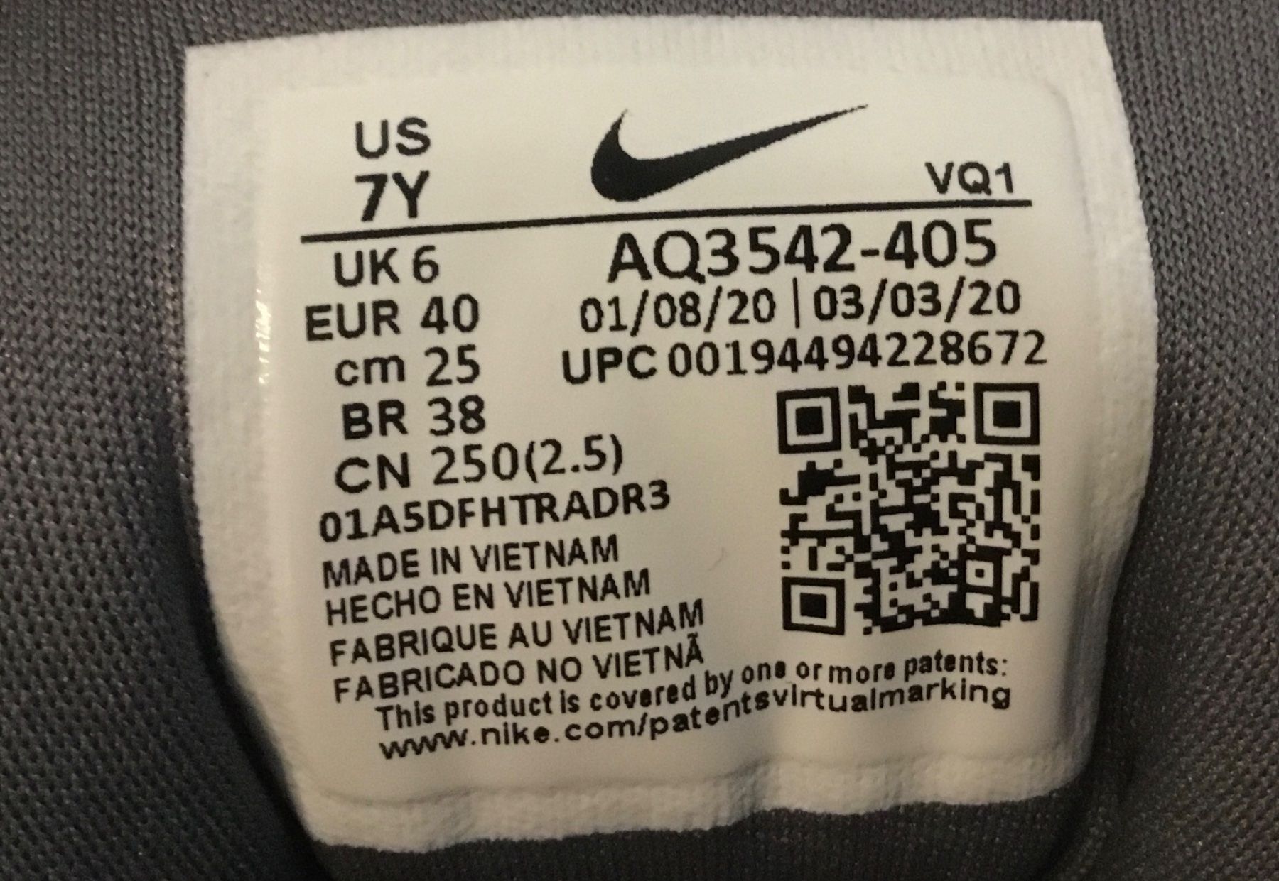 Nike Scarpe da uomo: Nike Turnschuhe, Gr. 40 – Usato da Chur venduto da Jacky17 6