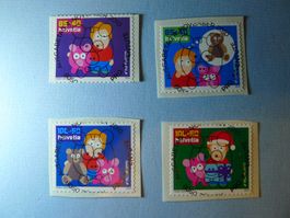 2010 Pro Juventute Kind und Geld 397-400 ET Vollstempel