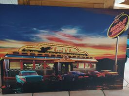 Bild 50-er Jahre Druck auf Leinwand