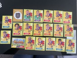 FIFA WM 2026 ECUADOR  vollständig Panini Kollektion 