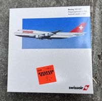 Flugzeugmodell Boeing 747-357 Swissair 1:500 neu