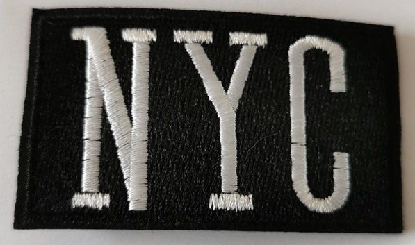 Patches: NYC - Aufnäher (neu) – Neu und originalverpackt aus Wilen b. Wollerau von morethanmusic