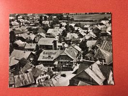 Schwarzenburg Ansichtskarte Gasthof Sonne, historisch