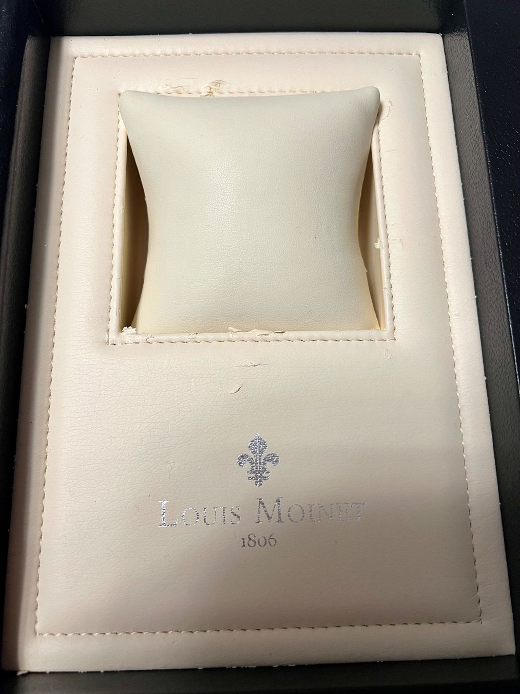 Orologi: LOUIS MOINET Black leather “bookshelf” watch box & outerbox – Nuovo (secondo la descrizione) da Mont-sur-Lausanne venduto da vmi_ym5l 8