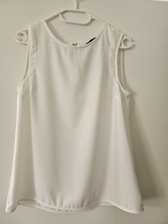 La Redoute - elegantes weisses ärmelloses Top, Grösse 40