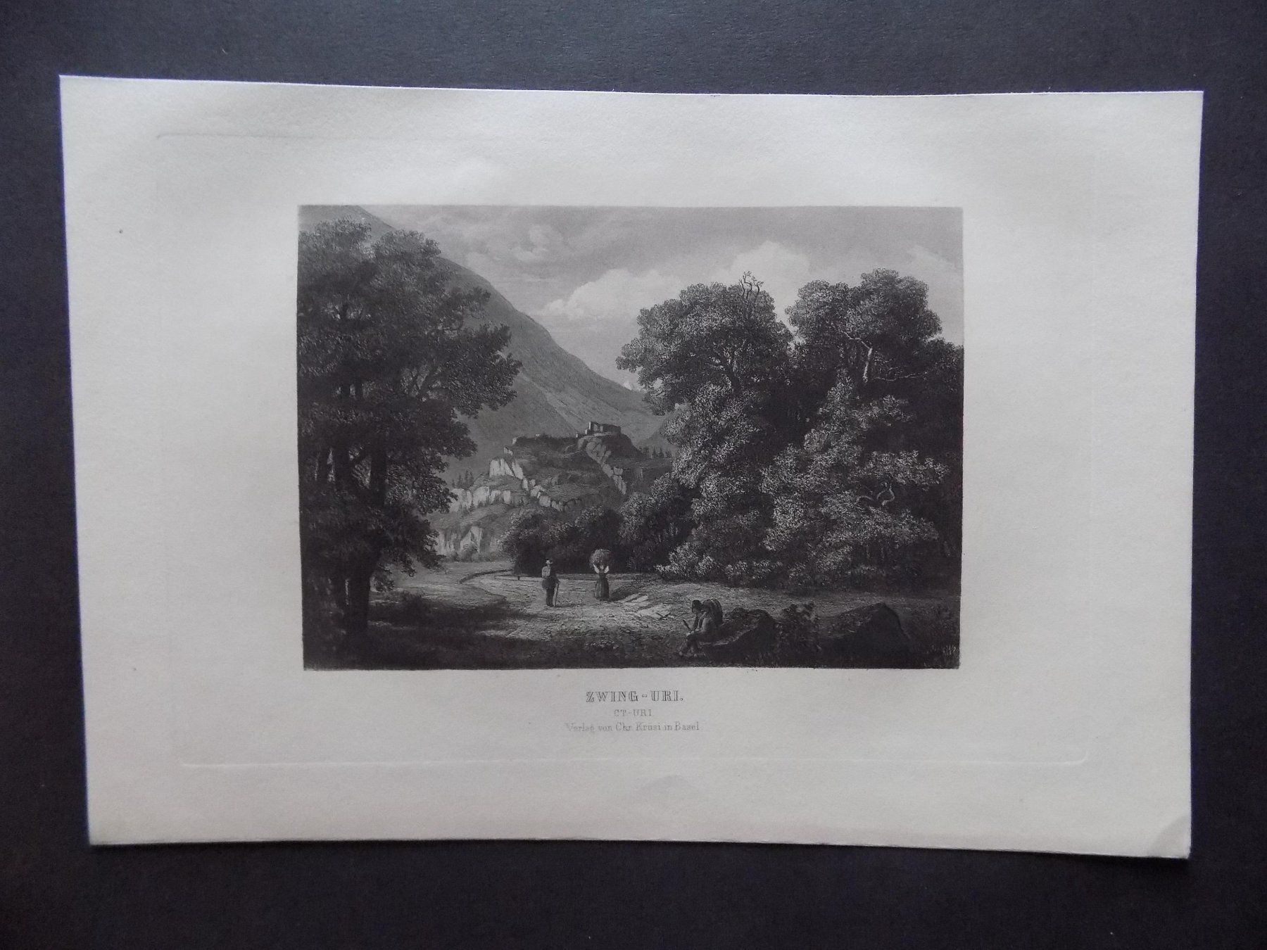 Gravures: Zwing Uri bei Silenen – D'occasion à Risch par Rischli15
