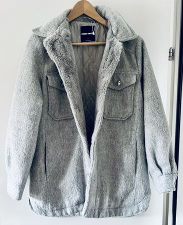 Graue Tally Weijl Winterjacke, Gr. S