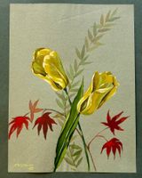W. Friedlin, Aquarell, signiert, 1960 - Blume