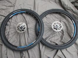 Laufradsatz MTB 26" V100mm H135mm Alltag