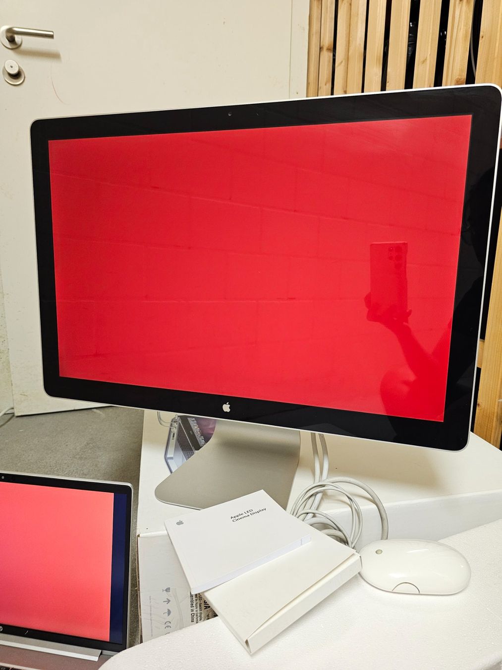Apple Monitor: Apple Cinema Display + USB-C Adapter + Apple Maus – Nuovo (secondo la descrizione) da Wettingen venduto da dia_hv56 1