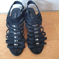 Sandales à talon en cuir Varese, pointure 38