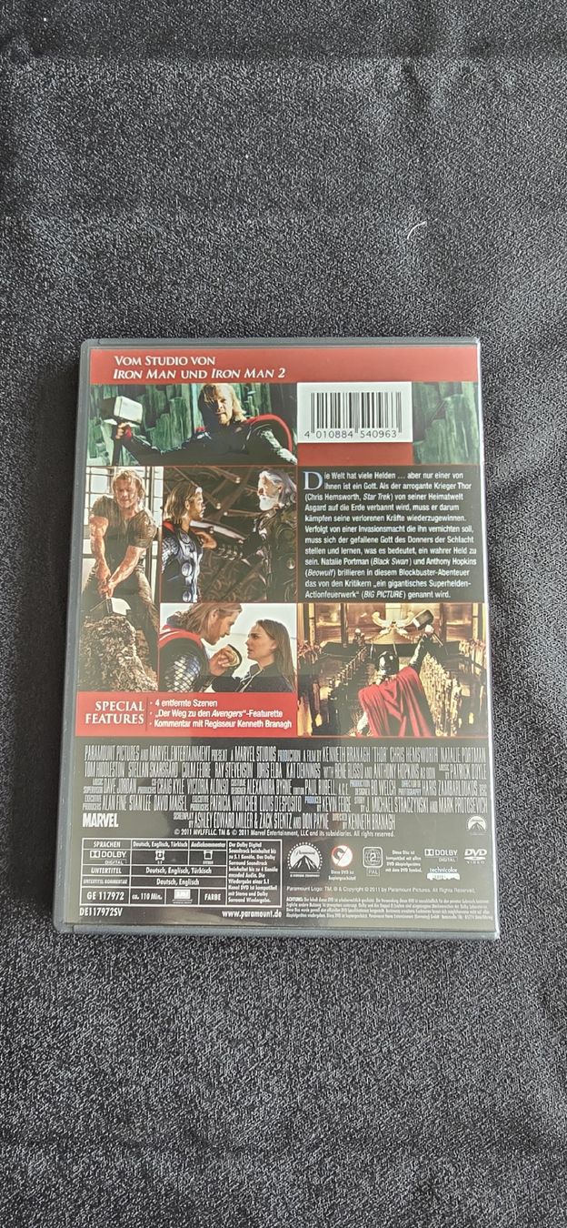 Tous les DVDs: Thor DVD - Marvel Action-Abenteuer! – D'occasion à Doppleschwand par Bennox94 1