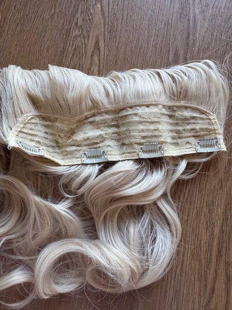Parrucche: Kunstextextensions blond ca 60 cm 4 clip – Nuovo e nell'imballaggio originale da Opfikon venduto da onlineschweiz 2