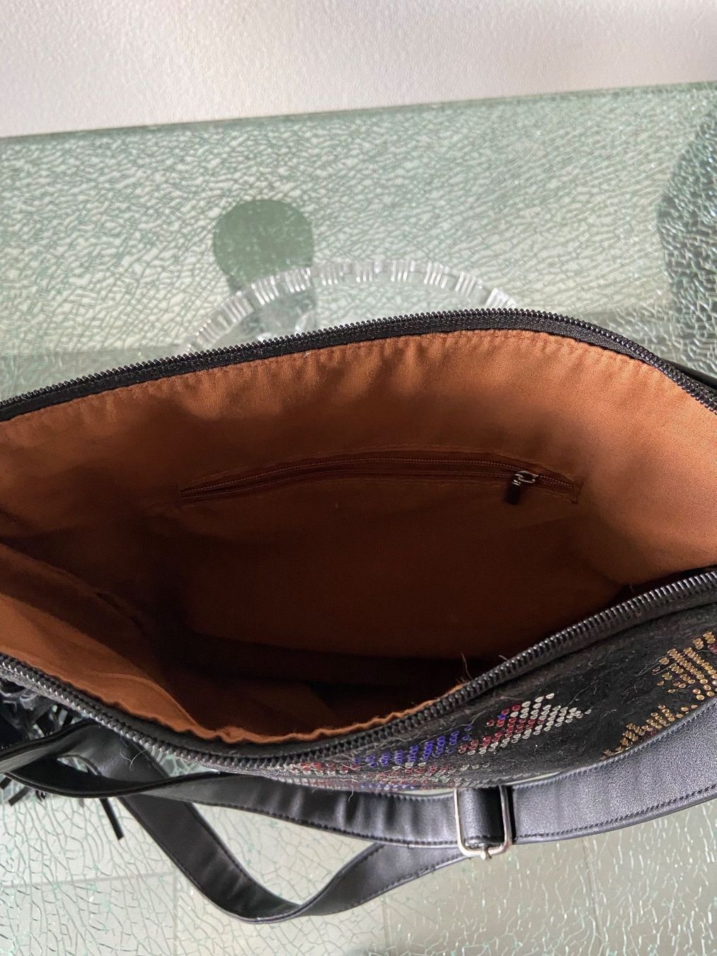Borse da donna: Neue schwarze Damentasche mit Strasssteinchen – Nuovo e nell'imballaggio originale da Oftringen venduto da andrax 4