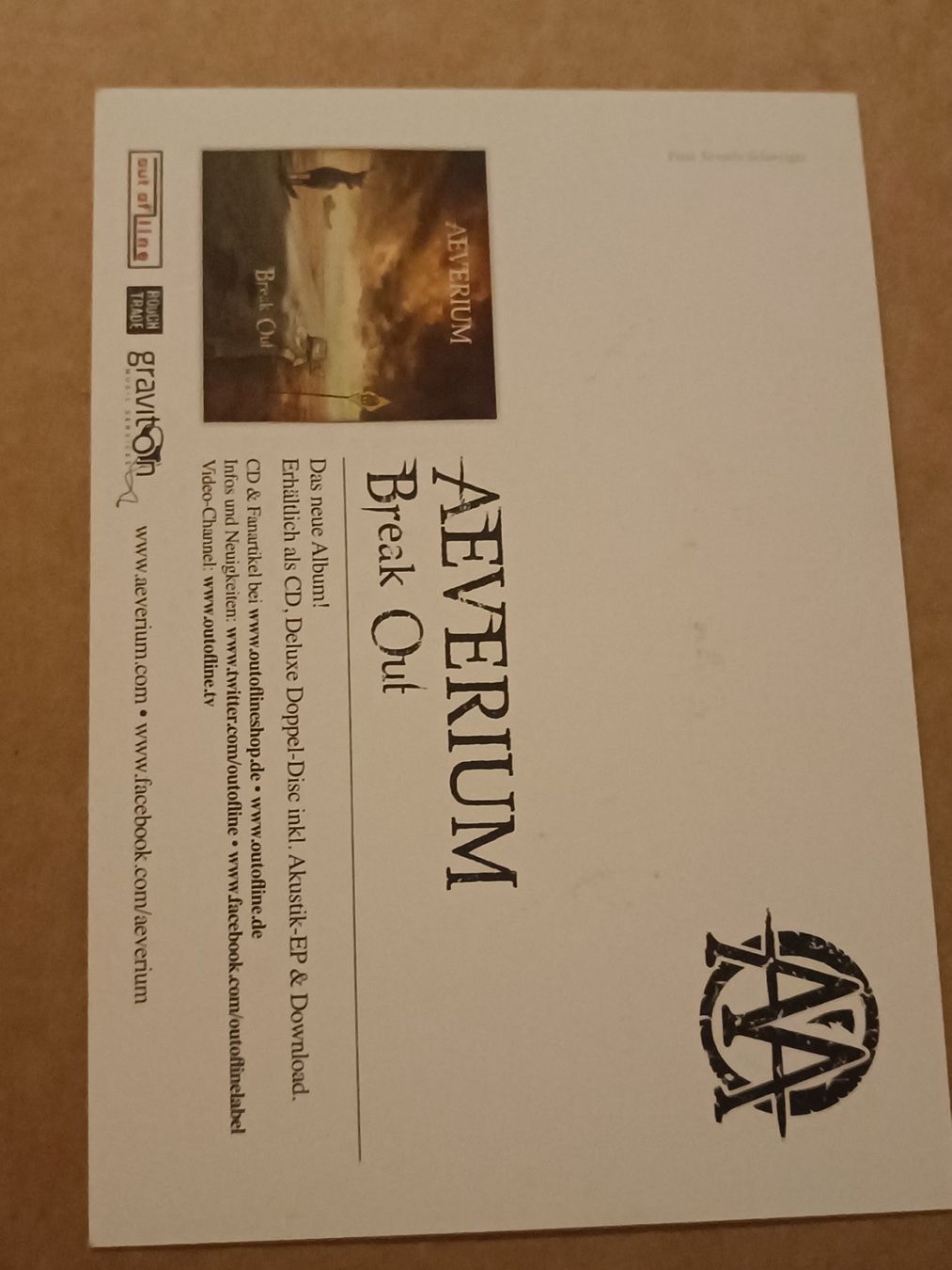 Autografi: Aeverium - handsigniert – Usato da Menziken venduto da Artographs 1