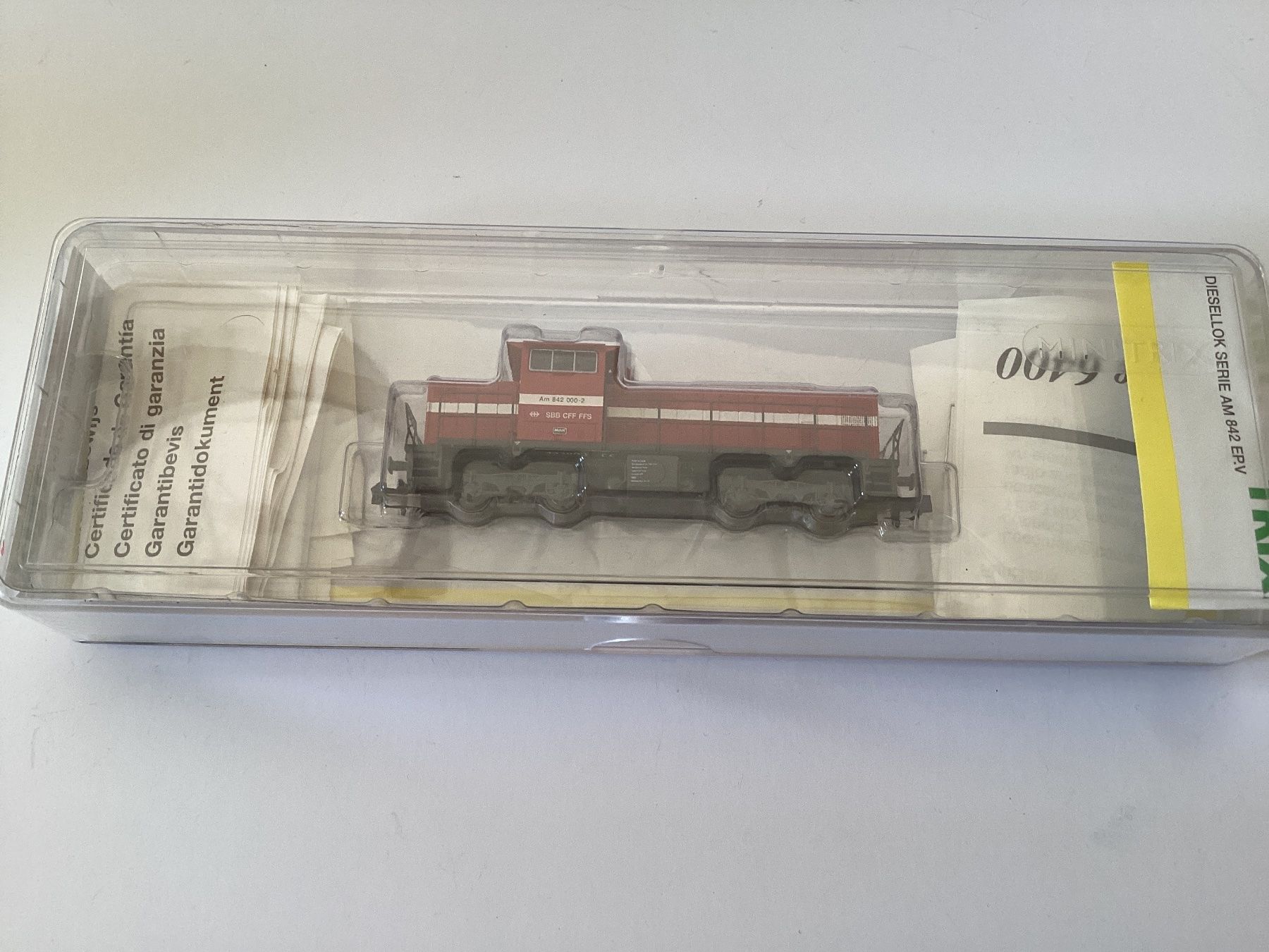 Fleischmann Modellini di ferrovie: Minitrix Am 842 000-2 SBB 1:160 – Difettoso da Effretikon venduto da simtek_de 5