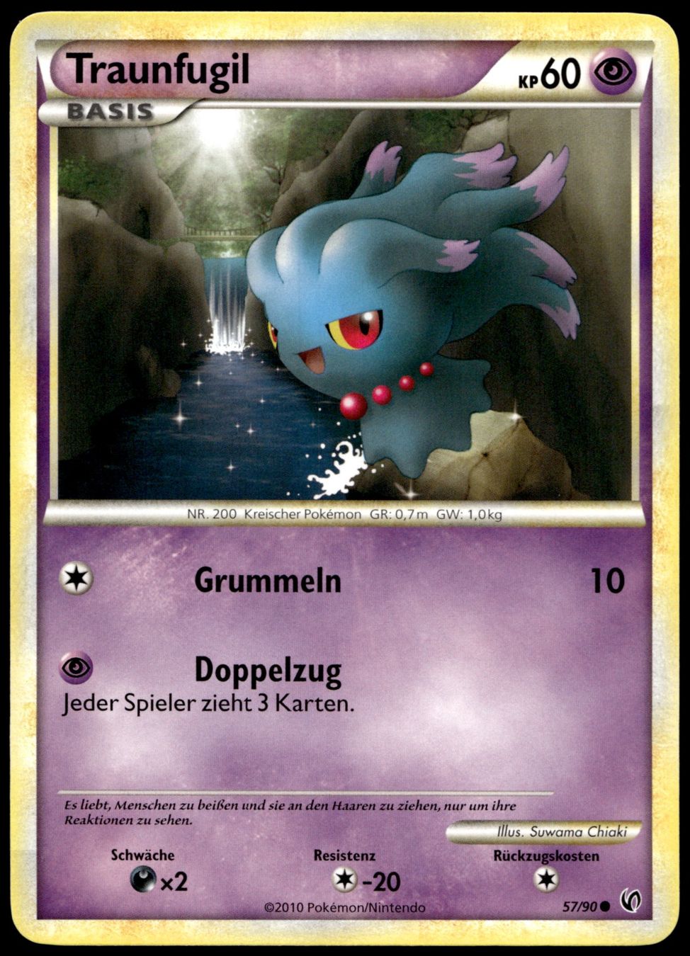 Pokémon Carte collezionabili: Traunfugil 57/90 Pokémon HGSS Undaunted – Usato da Uster venduto da Madame_Cards