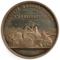 Société neuchâteloise d’agriculture Neuchâtel 1892 Silber