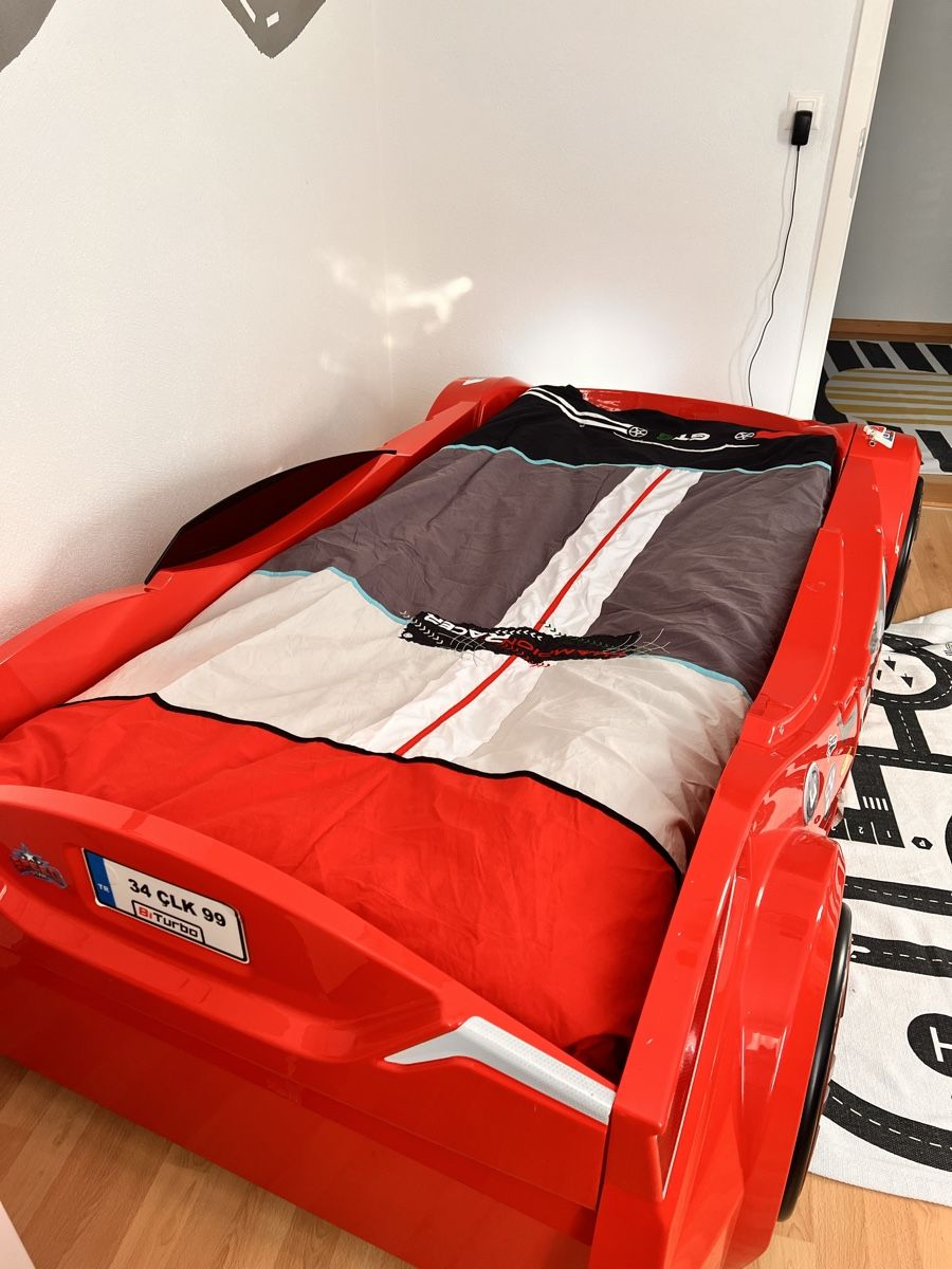 Betten: Bett Auto mit Matratze ÇİLEK – Neu (gemäss Beschreibung) aus Trimmis von htc_l87q 6