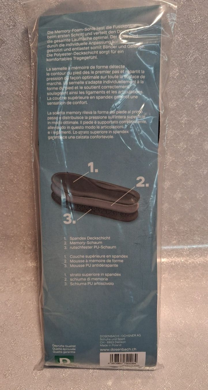 Scarpe da uomo: Komfortsohle Grösse 39/40 – Nuovo e nell'imballaggio originale da Winterthur venduto da mar_jwg7