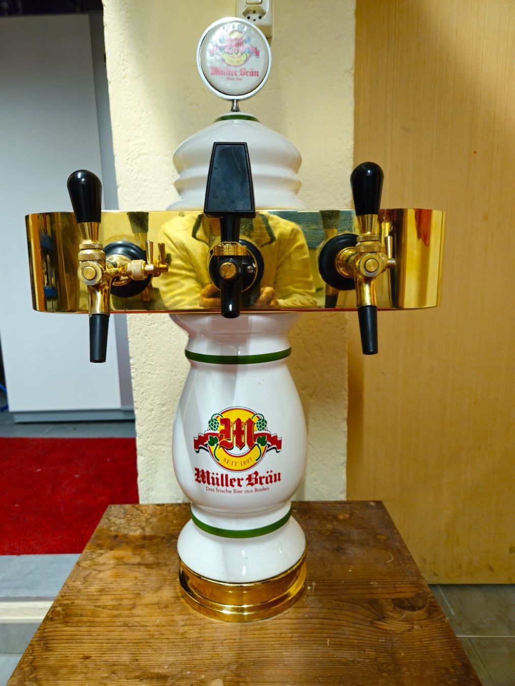 Bicchieri: Müller Bräu Bier-Zapfsäule – Biergenuss oder Dekoration – Usato da Urdorf venduto da billi13