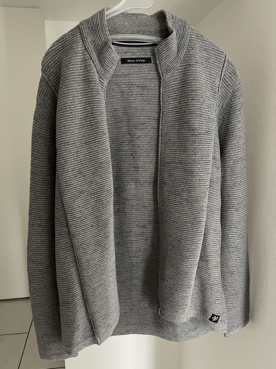 Marc O'Polo Giacche: Herren Pullover, Gr. S, Farbe grau, 95% Baumwolle, 5 %Wolle – Usato da Oberengstringen venduto da okriy 5