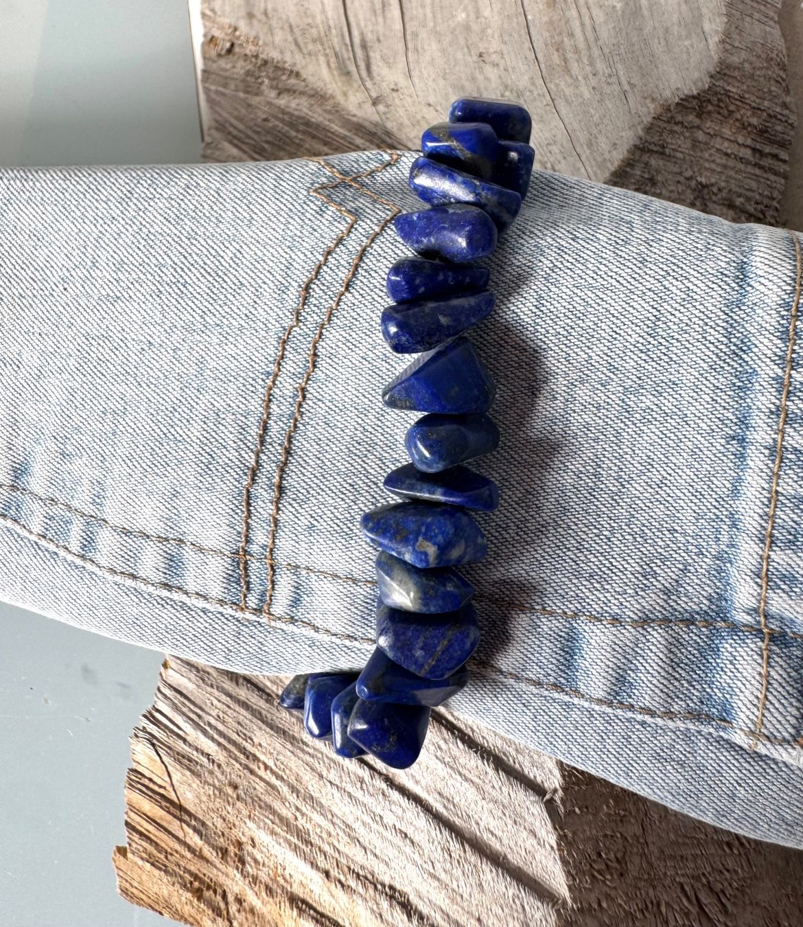 Bracciali & Braccialetti: Lapis  Lapislazuli   Armband.   elast    TOP!!! – Nuovo e nell'imballaggio originale da Leuggern venduto da gemshow