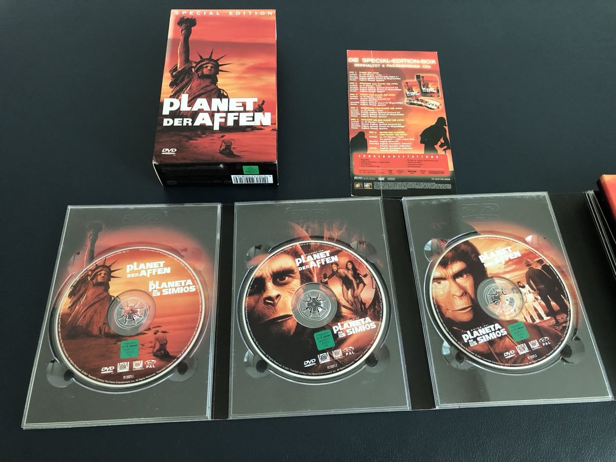 Tutti i DVDs: Planet der Affen – Special Edition DVD Box – Usato da Kriens venduto da lay01 1