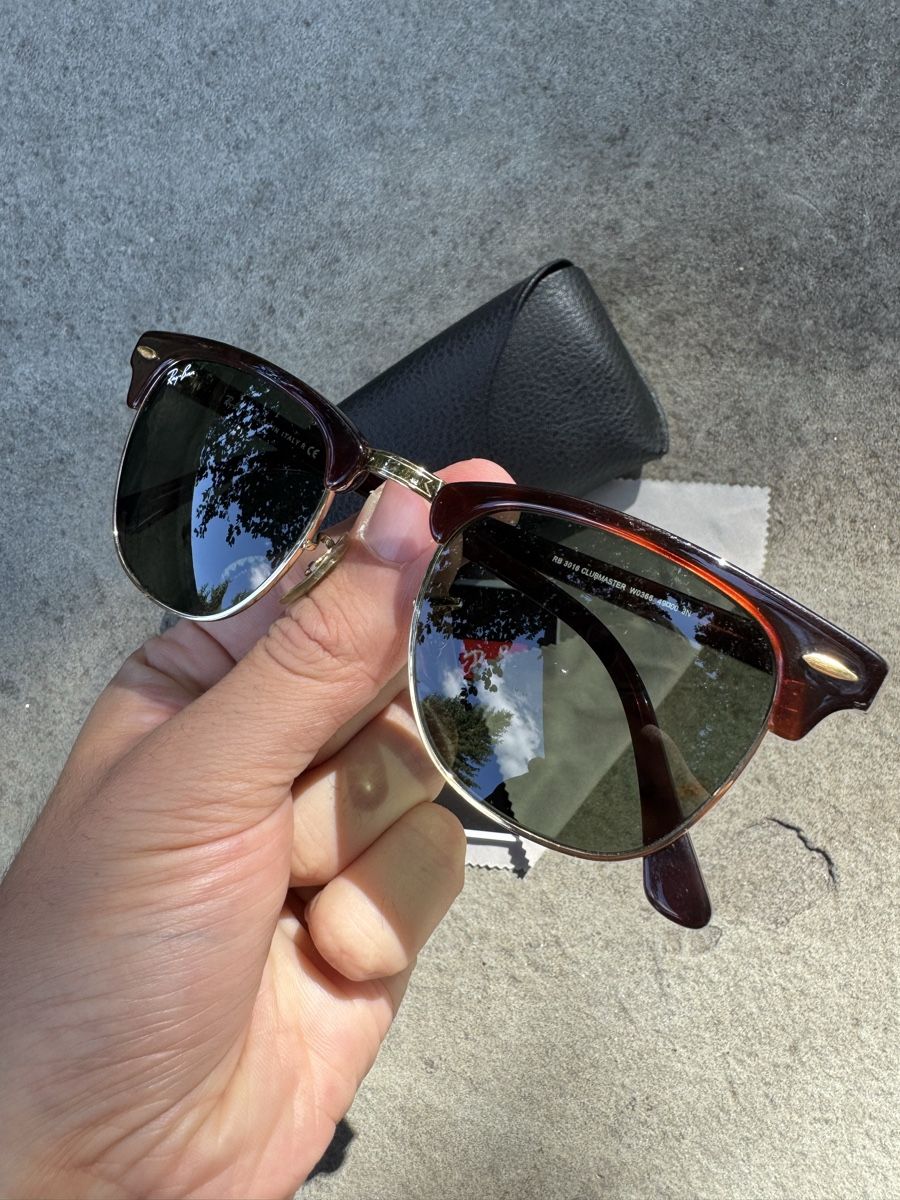 Ray-Ban Occhiali & Lenti: Original Ray-Ban RB3016 Clubmaster Black – Nuovo (secondo la descrizione) da Effretikon venduto da rus_2l2p 2