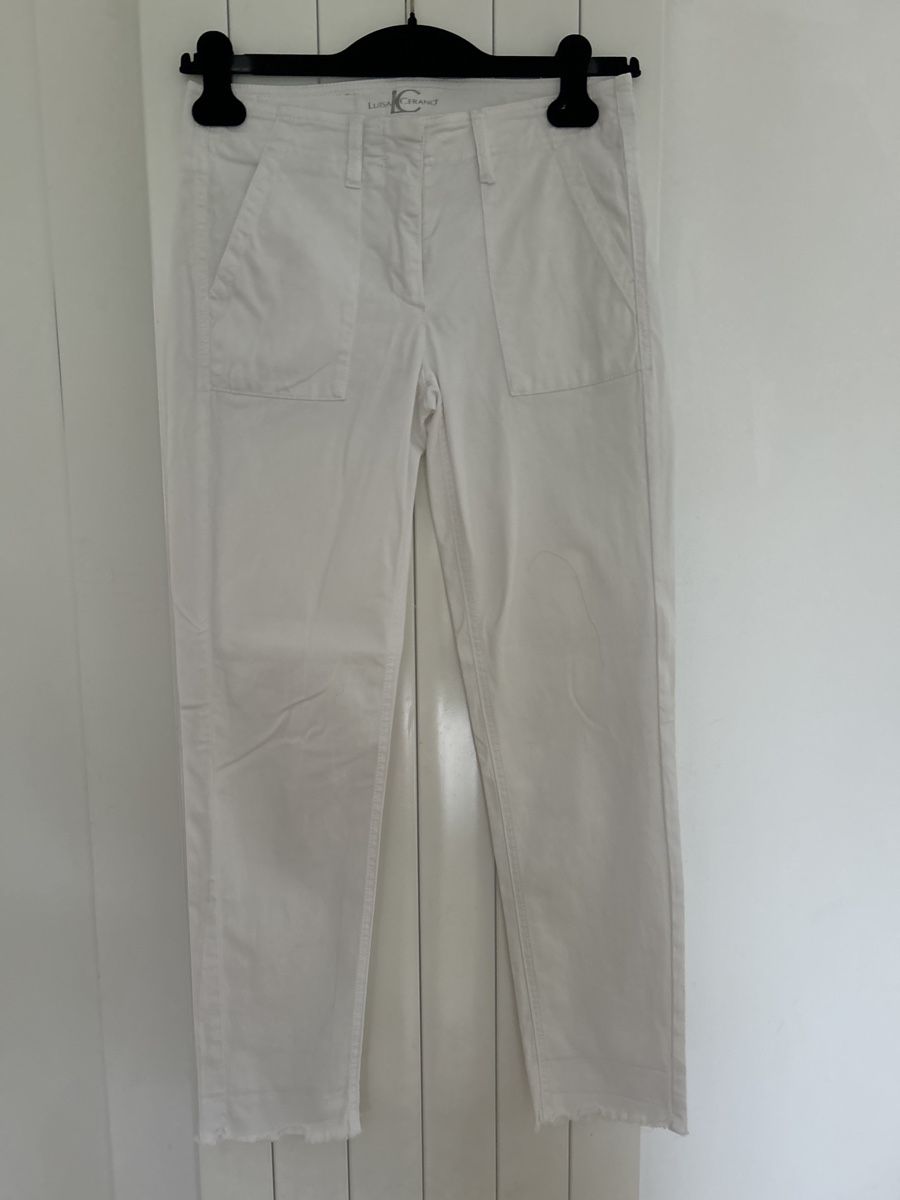 Luisa Cerano Jeans: Jeans  Luisa Cerano blanc, taille 34 – Usato da Lausanne venduto da PinaD