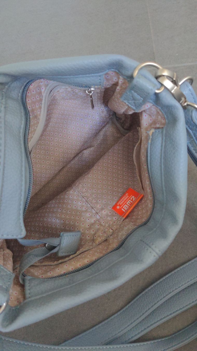 Zwei Sacs femmes: Marke "ZWEI" Damen Umhängetasche hellblau – Neuf (Voir description) à Sutz par Rawypp 5