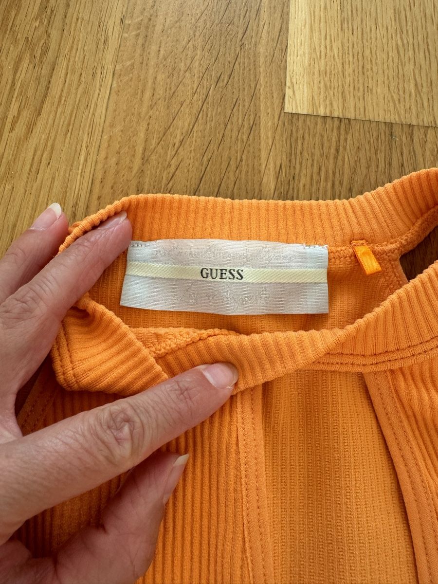Guess Tops: Guess Top Orange Crop Spitzendetail Sommer – Neu (gemäss Beschreibung) aus Beringen von ste_bh8w 1