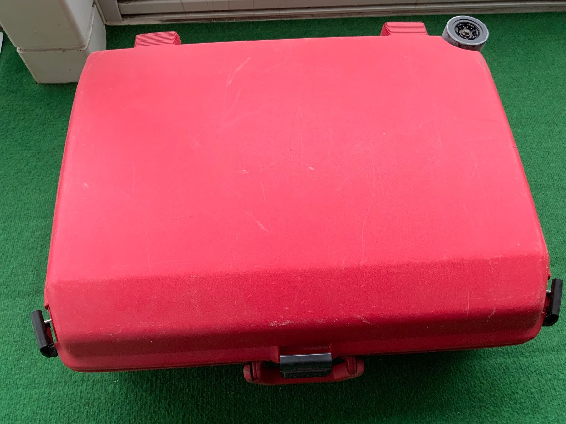 Samsonite Valigie: Vintage Samsonite Koffer, Hartschale, Rot, – Usato da Schübelbach venduto da S1CH 3