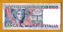 Italien 50.000 lire mit ( 3 decreti ) selten rare