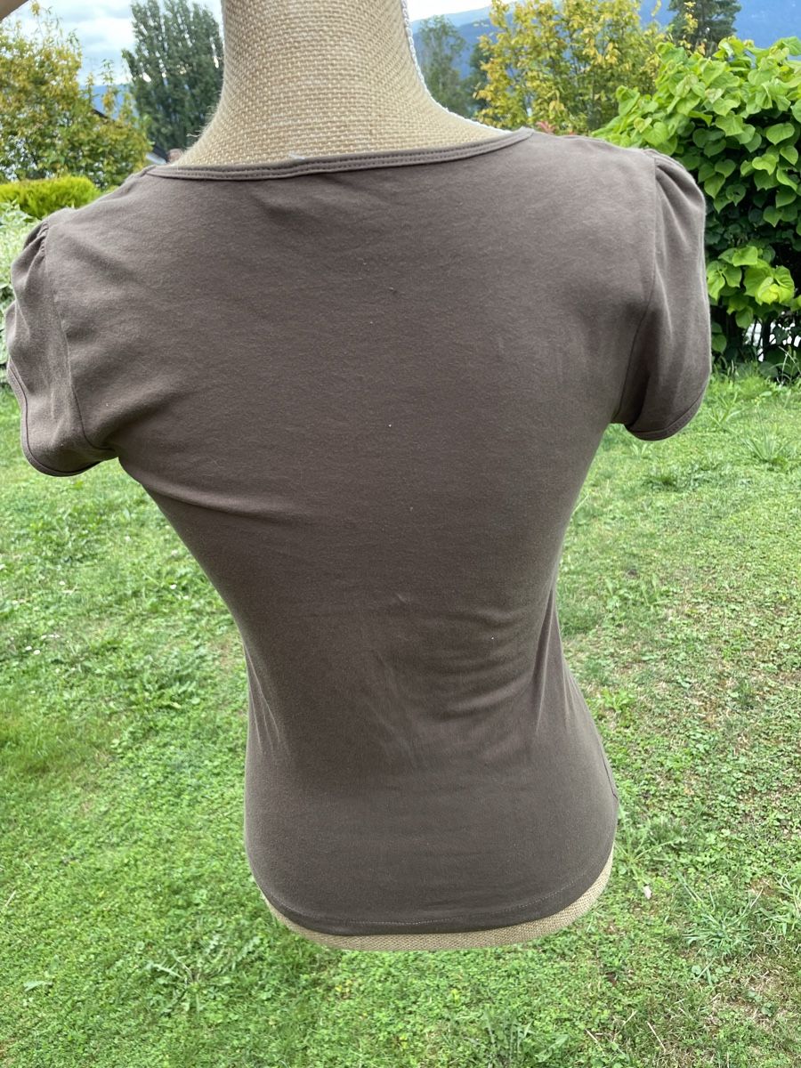 T-shirt: Basic braun Damen T-Shirt, Gr. S Sommer 84 – Usato da Vinelz venduto da sonnenmond77 4