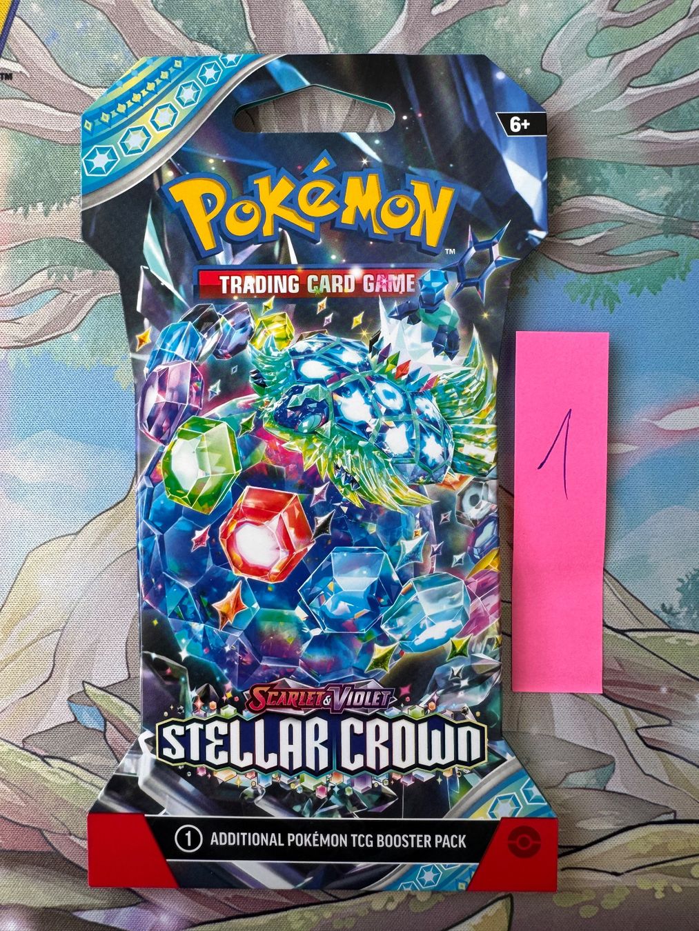 Pokémon Carte collezionabili: 1x Stellar Crown Sleeved Booster / OVP – Nuovo e nell'imballaggio originale da Oberwil BL venduto da Chelsea26