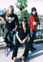 Motörhead Autogramm signiert Foto 20x30cm Lemmy Phil Mikkey