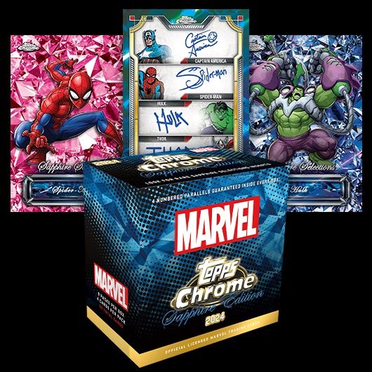 Marvel Topps Chrome 2024 Sapphire Edition Hobby Box Kaufen auf Ricardo