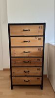 Industrielle Kommode 6 Schubladen 