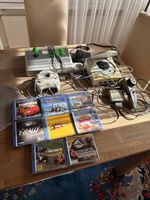 Sega Dreamcast Konsole + 2 Controller + 9 Spiele+ArcadeStick