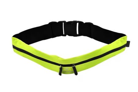 Laufgurt schmale Bauchtasche grün