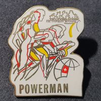 Y039 - Pin Fahrrad Springen POWERMAN Team Schweiz