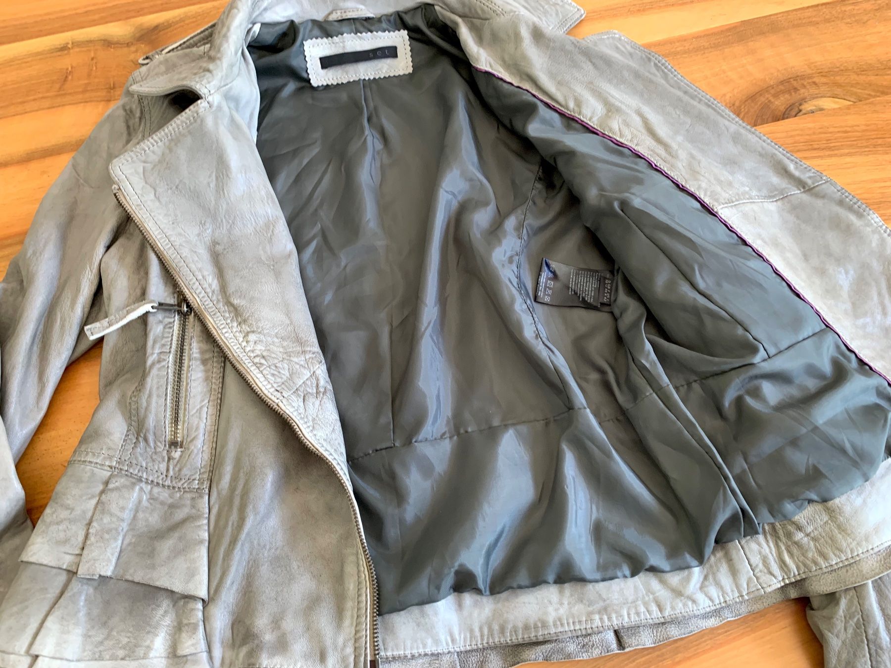 Giacche: Exclusive Lederjacke von SET Gr. 38 – Usato da Meiringen venduto da Sheyene 6