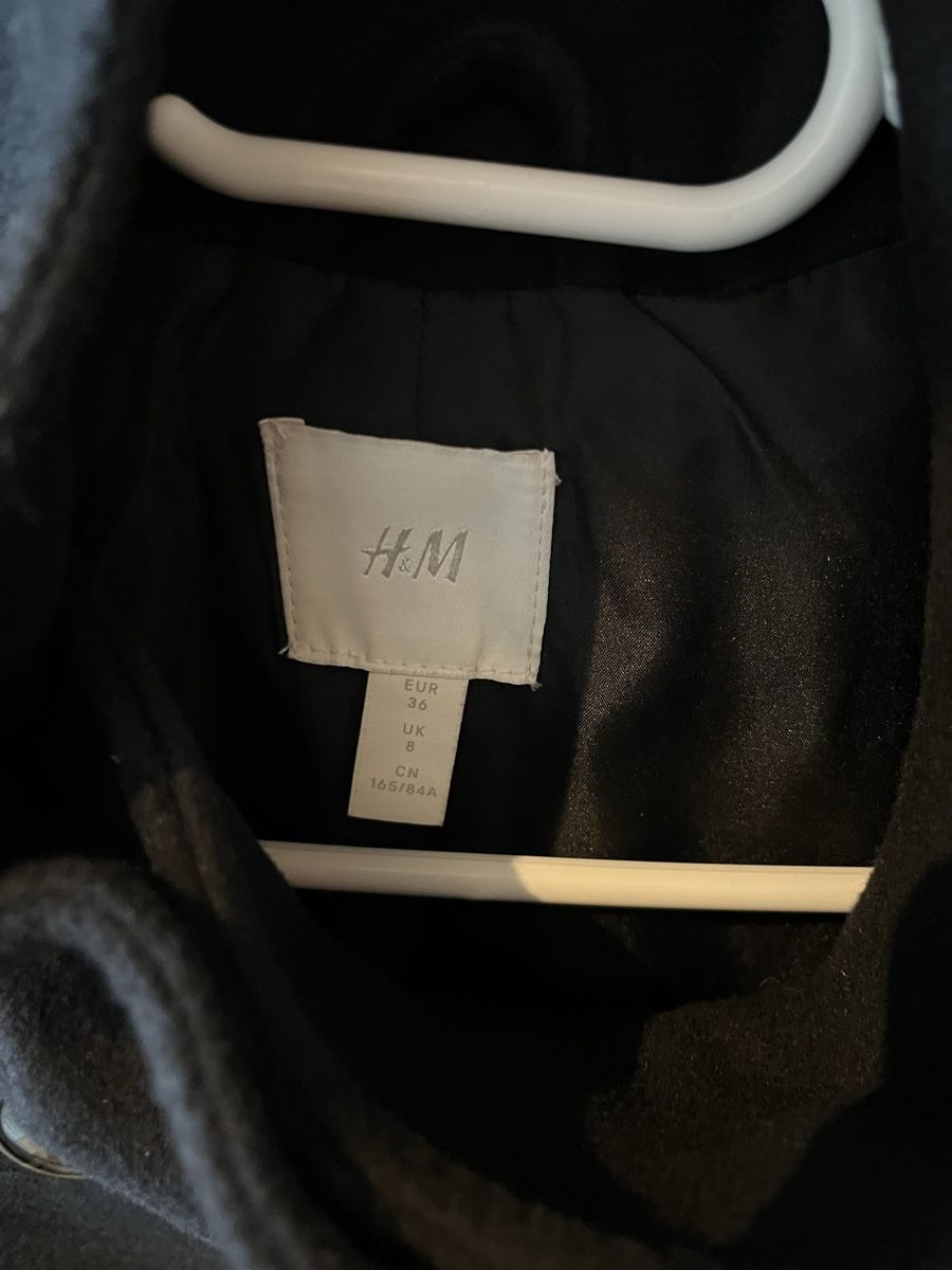 H&M Cappotti: H&M Mantel, Schwarz, Gr. 36 – Usato da Uznach venduto da Schranik 2