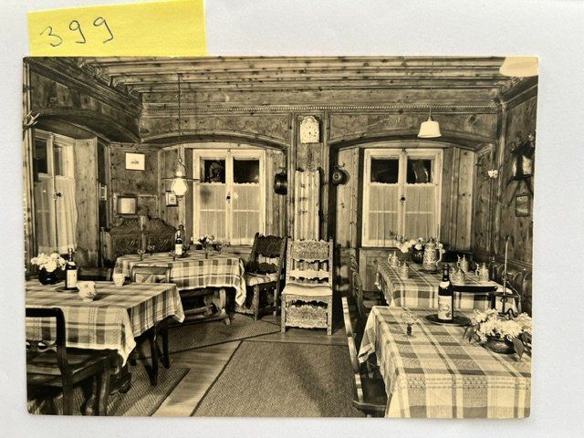 Ansichtskarten: Ansichtskarte Hotel Krone Vicosoprano Bergellerstube 1966 – Gebraucht aus Niederwil AG von dahu75