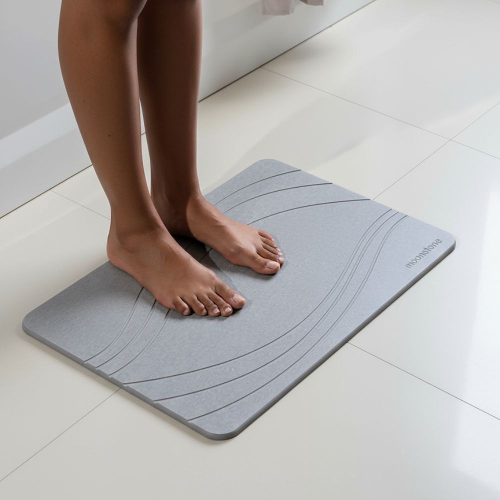 Teppiche: Badematte Terra Vela hellgrau aus Kieselgur – Neu und originalverpackt aus Dietlikon von Salesmax 1