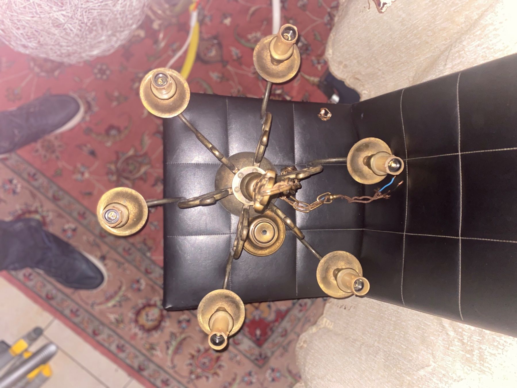 Lampadari & plafoniere: Antiker 6 armige Deckenlampe – Usato da Schlieren venduto da Norauro 9